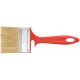 Кисть флейцевая Крафт, натур.светлая щетина, пластиковая ручка с выемкой 70 мм (00844)