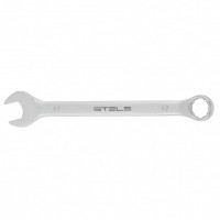 Ключ комбинированный, 17 мм, CrV, матовый хром Stels