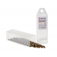 Комплект свёрл по металлу индустриальных, 10 шт, DIN 338, HSS-E Co5, Тип VA, 5xD, O3.50 мм (ZA-74035-S10)