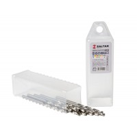 Комплект свёрл по металлу индустриальных, 10 шт, DIN 338, HSS-G, Тип N, 5xD, O3.00 мм (ZA-73030-S10)