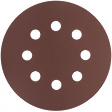 Круги шлифовальные с отверстиями (липучка), алюминий-оксидные, 125 мм, 5 шт. Р 1500 (39680)