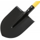 Лопата штыковая ЛУ, с желтым металлизированным черенком и V-ручкой 215х285х1130 мм (77215)