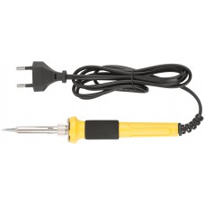 Паяльник 220 В, керамический нагревательный элемент, пластиковая ручка, конусное медное жало, 50 Вт (60493)