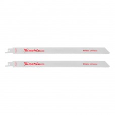 Полотна универсальные для сабельной пилы S1222VF, 275/1.8-2.5 мм, Bimetal, 2 шт, Pro Matrix