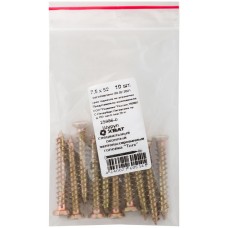 Шуруп специальный/окон, желтопассированный, головка 