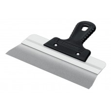 Шпатель фасадный нержавеющий усиленный 250 мм, алюминиевая направляющая, 1к ручка СИБИН 10083-25