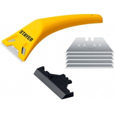 Скребок компактный 60 мм, 5 доп. лезвий STAYER 0851-H6