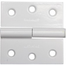 Петля карточная 75 x 75 x 2.4 мм, разъемная, левая, цвет белая STAYER 37613-75-2L