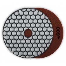 Круг алмазный гибкий шлифовальный АГШК 100 мм, №600, сухое шлифование ЗУБР Профессионал 29868-600