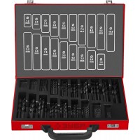 Набор сверл по металлу 170 шт, 1–10 мм, сталь Р4М2, класс В, металлический бокс ЗУБР 29605-H170