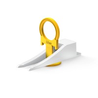 Система выравнивания плитки СВП КОЛЬЦО комплект 1.5 мм, зажим + клин, 50 + 50 шт ЗУБР 33833-H50