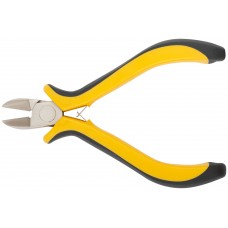 Бокорезы мини Профи, никелированное покрытие, черно-желтые мягкие ручки 115 мм