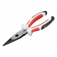 Длинногубцы прямые Premium, 200 мм, трехкомпонентные рукоятки Matrix (17187)