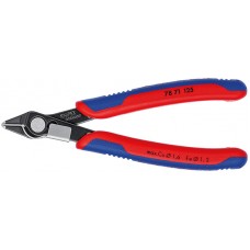 Бокорезы прецизионные Super Knips 125 мм, чернёные, зажим для проволоки, 2-комп ручки, SB Electronic KN-7871125SB