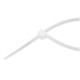 Хомуты, 200 x 3.6 мм, пластиковые, белые, 100 шт Сибртех (45527)