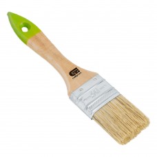 Кисть плоская 36 мм, натуральная щетина, деревянная ручка Сибртех (82262)