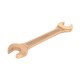 Ключ гаечный рожковый двусторонний 27х30 искробезопасный сплав BeCu, HORTZ