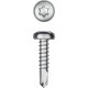 Саморез нержавеющий 16?4.8 мм DS-P А2 сверло полукруглая головка ТХ25 400 шт KRAFTOOL 300931-48-016
