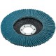 Круг лепестковый торцевой циркониевый плоский, 125 мм P 40 (39972)