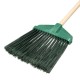 Метла полипропиленовая, 345 х 200 х 1420 мм, веерная распушенная, деревянный черенок, Сибртех (63230)