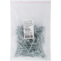 Саморезы для листовых пластин, остроконечные 4,2 х 50 100 шт Фасовка (22750-0)