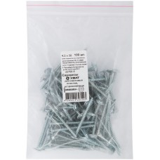 Саморезы для листовых пластин, остроконечные 4,2 х 50 100 шт Фасовка (22750-0)