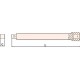 Удлинитель 1/2 200 мм, искробезопасный сплав AlCu 122-1010, HORTZ