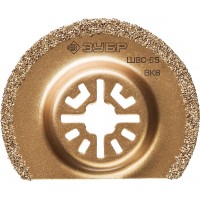 Насадка шлифовальная сегментная ШВС-65 UniLock 65 мм, OIS-хвост ЗУБР Профессионал 15563-65