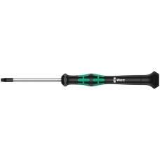 Отвёртка прецизионная TX 10 x 60 мм с фиксацией TORX HF Kraftform Micro серия 2067 Wera WE-118186