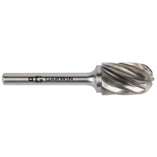 Борфреза цилиндрическая с закругленным концом 16x25x69 мм, VHM, AL, форма C (серия 900561), GARWIN INDUSTRIAL, 900561-16*25*69