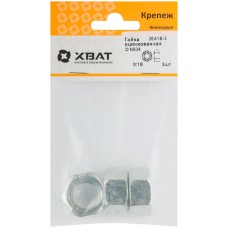Гайка оцинкованная М18 DIN 934 (фасовка 3 шт.) (28418-3)