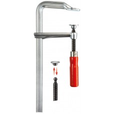 Струбцина цельнометаллическая 120/60, 6 кН, деревянная ручка GZ12 BE-GZ12