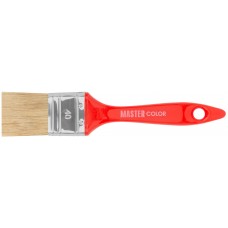 Кисть флейцевая, толщ. 13 мм, 70% ПБT/30% светлая натур. щетина, нерж.обжим, пласт. ручка, ширина 40 мм (30-0122)