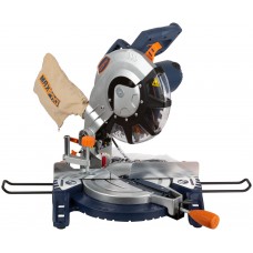 Пила торцовочная, 1800 Вт, 4500 об/мин, лазер, 255/25,4 мм, резиновый кабель, левый наклон, дополнительные щетки, 10,1 кг, коробка, MAX-PRO, 85208