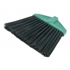 Метла полипропиленовая, 345 х 200 мм, веерная распушенная, без черенка, Сибртех (63229)