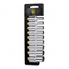 Набор головок торцевых удлинненных Spline 1/2 9 предметов BERGER