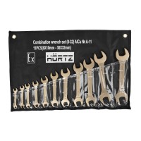 Набор ключей гаечных рожковых двусторонних искробезопасных (8-32) AlCu № A-11, HORTZ