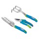 Набор садового инструмента с секатором, алюминиевый цельнолитой, 3 предмета, LUXE Palisad (629018)