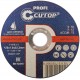 Профессиональный диск отрезной по металлу и нержавеющей стали Cutop Profi Т41-125 х 1,0 х 22,2 мм (39983т)