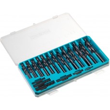 Набор сверл по металлу 100 шт 1-10 мм быстрорежущая сталь класс В пласт.бокс СИБИН 29610-H100