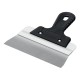 Шпатель фасадный нержавеющий усиленный 200 мм, алюминиевая направляющая, 1к ручка СИБИН 10083-20