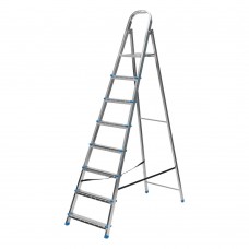 Стремянка, 8 ступеней, стальная, оцинкованная Сибртех (97840)
