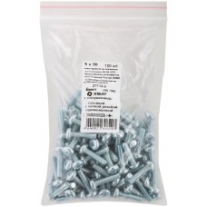 Винт с полуцилиндрич. головкой с полной резьбой оцинков. DIN 7985 5х20 100 шт Фасовка (27719-0)