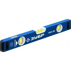 Уровень с усиленным профилем ПРО 400 мм ЗУБР Профессионал 34590-040