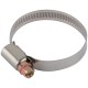 Хомут обжимной (нержавеющая сталь со сваркой) 30-45 мм (64283)