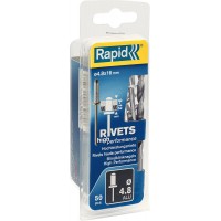 Алюминиевая заклепка 4.8 х 16 мм, 50 шт RAPID 5000390