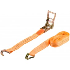 Ремень для крепления груза, храповый механизм, лента 38 мм х 8 м, 1500 кг (77-381)