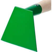 РОСТОК 100 x 95 мм, углеродистая сталь, трапециевидная, антикор. покрытие, деревянная рукоятка, мотыга (39661)