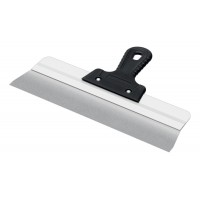 Усиленный фасадный нержавеющий шпатель 350 мм алюминиевая направляющая 1к ручка СИБИН 10083-35