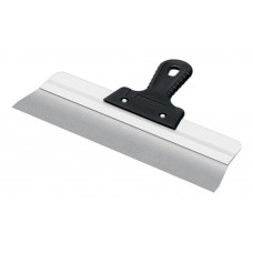 Усиленный фасадный нержавеющий шпатель 350 мм алюминиевая направляющая 1к ручка СИБИН 10083-35